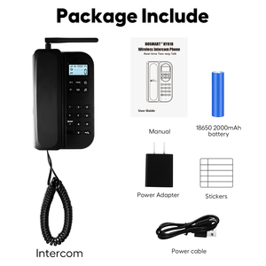 Talkie Walkie Upgraded Wireless Telephone <strong>Intercom</strong> 2-Way Full-Duplex <strong>with</strong> External Antenna For Family Hotel Company Hospital - Product Image 2