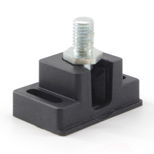Nylon Door Stopper Black Plastic Wall Mount Industrial Grade For Cabinet And Distribution Box 3030 4040 Profile Accessories - Product Image 2