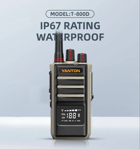 Yanton T-800D 5w robuste IP67 étanche ultra haute fréquence VHF analogique talkie-walkie <span class=keywords><strong>brouilleur</strong></span> et compresseur de Communication à distance - Product Image 5