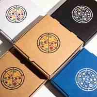 Vente flash - Nouvelle boîte à pizza personnalisée réutilisable, mini boîte à pizza en carton ondulé, boîte d'emballage pour livraison de pizza avec votre propre logo