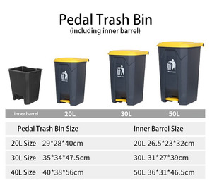 <span class=keywords><strong>Cubo</strong></span> de <span class=keywords><strong>basura</strong></span> Contenedores de <span class=keywords><strong>basura</strong></span> de carretera de reciclaje de <span class=keywords><strong>80</strong></span> <span class=keywords><strong>litros</strong></span> para parques <span class=keywords><strong>Cubo</strong></span> de <span class=keywords><strong>basura</strong></span> <span class=keywords><strong>con</strong></span> <span class=keywords><strong>pedal</strong></span> - Product Image 3