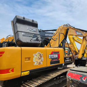 Excavatrice Sany moyenne de 24 tonnes d'occasion importée SY235C 245 en bon état vente mondiale expédition rapide - Product Image 1