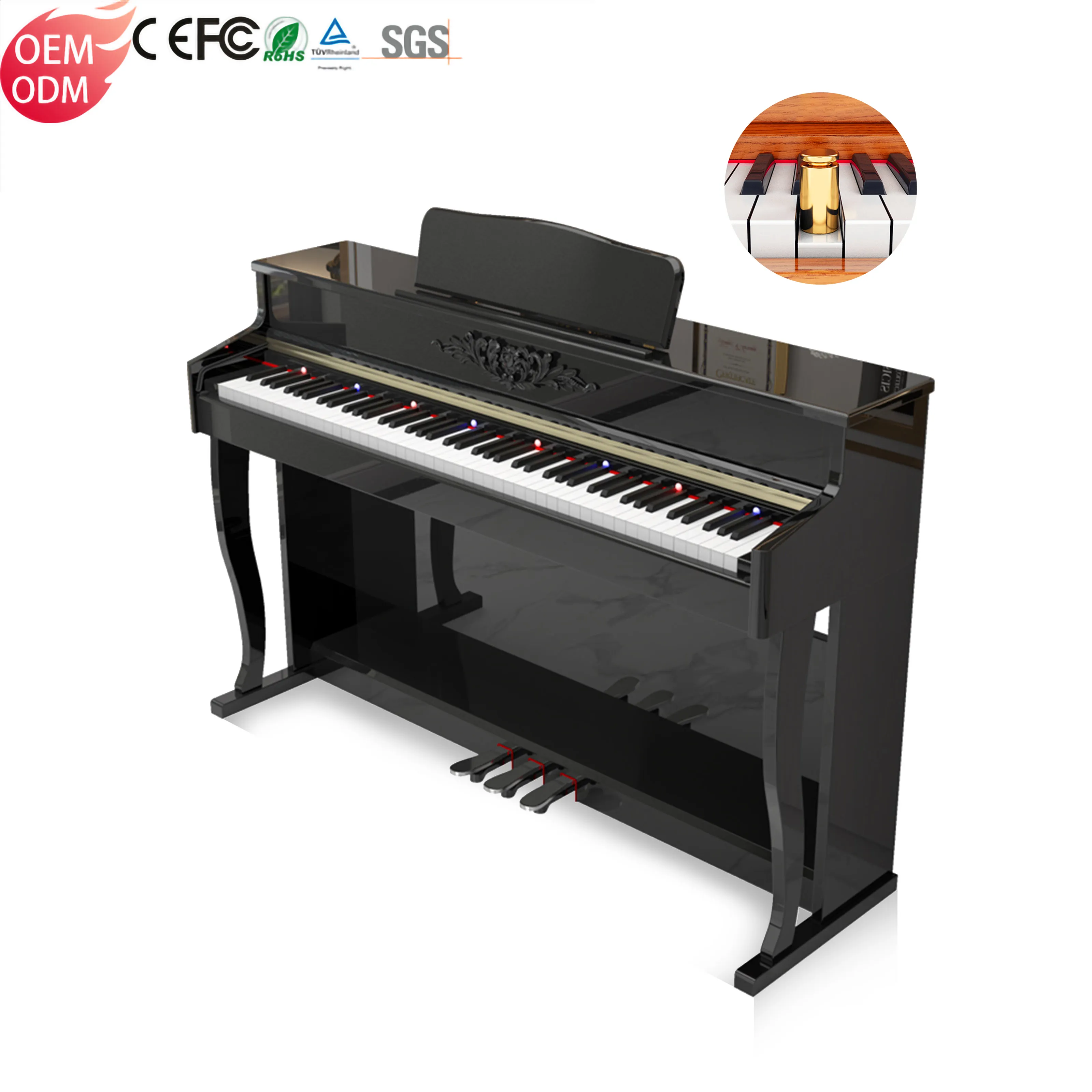 88 Key Piano Keyboard Electric Piano Digital Electronic Piano Professionnel