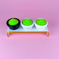 Porte-clés anti-stress QY Brand unisexe couleur moutarde avec son de clic de clavier, modèle QY-2803