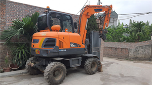 DX55W 5,5-Tonnen-Radbagger 41kW Motor 0,175m³ Schaufel 5,5-Tonnen-Bagger für Kommunale Instandhaltung - Product Image 6