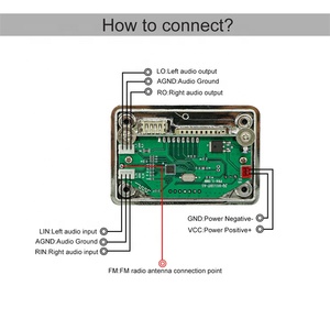 Kit USB Speaker Musik AUX Radio FM Modul Layar LED <span class=keywords><strong>Bluetooth</strong></span> MP3 Kartu <span class=keywords><strong>Decoder</strong></span> MP3 Player Papan Sirkuit 12V - Product Image 2