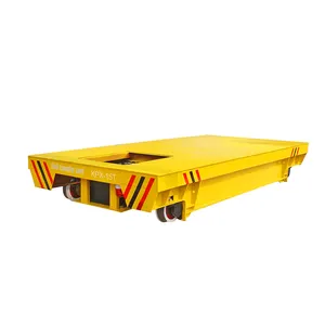 High efficiency load 10 ton battery operated rail cart for industrial use