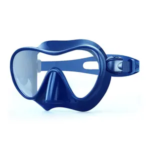 Máscara DE BUCEO Perscription de bajo volumen, máscara de buceo, gafas de pesca submarina, máscara de agua de apnea, gafas de natación de vidrio templado