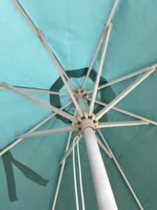 Paraguas de poste medio de marca de lujo resistente, paraguas impermeable para piscina de Patio, paraguas de verano con impresión <span class=keywords><strong>Digital</strong></span> interior - Product Image 5