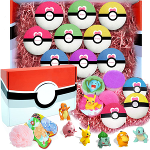 ชุดของขวัญบาธบอมบ์สำหรับเด็กจากธรรมชาติ พร้อมของเล่นเซอร์ไพรส์ข้างใน บาธบอมบ์สปาฟิซซี่ทำมือสำหรับเด็กหญิงและเด็กชาย - Product Image 1