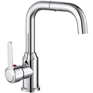 Grifo de Lavabo de Acero Inoxidable, Giratorio 360 Grados, Monomando, Válvula de Cerámica, Montaje en Encimera - Product Image 5