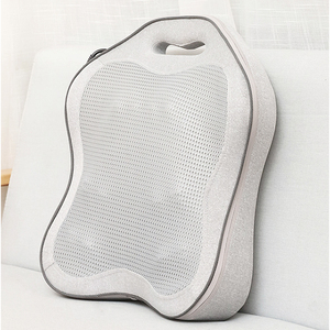 Cómodo masajeador de espalda blanco vibrador Lumbar cojín de masaje de espalda con calefacción para uso doméstico - Product Image 1