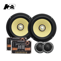 Speaker Mobil Universal 6.5 Inch Fiber 3 Way 2 Way Component Set Distorsi Rendah Efek Audio Full Range Cocok untuk Semua Model Kendaraan