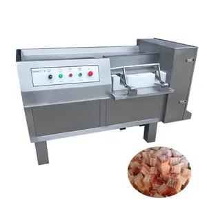 Automatic pork meat cube cutter machine electric beef meat cutting machinery meat processing plant equipment