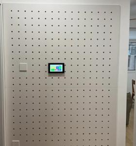 Custom Modular <b>Wall</b> Pegboard Organizer, Rectangular Perforated Metal <b>Wall</b> Mount <b>Storage</b> <b>Rack</b> for Tool Display & Space Saving - Product Image 3