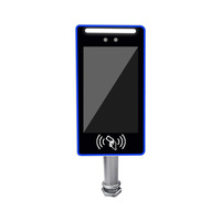Sistema de Control de Acceso con Torniquete Digital, Reconocimiento Facial, Basado en Linux, Alimentado por USB, Cámara Dual, Tablet de 7 Pulgadas con Pantalla Dual
