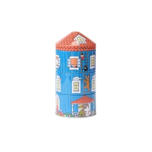 3 tier house shaped gift box tin box for tea