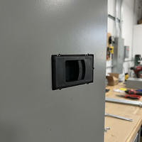 YH9035 Loquet à bascule en nylon réglable Cylindre de serrure à moraillon en plastique facile à utiliser pour armoires