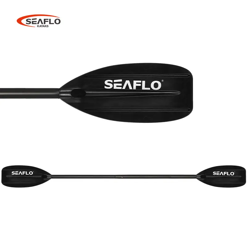 SEAFLO çocuk açık spor waterfun 2 bıçak 2 bölümler 160cm alüminyum mil kano kürek çocuklar kayak kürek