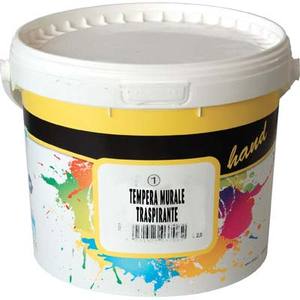 PINTURA AL AGUA TEMPERA PARED MANO BLANCO LT 14 - Product Image 1
