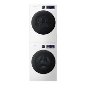 Wh 15kg Stackable Dryer Set Front Load <b>Large</b> Capacity Laundry Washing Drying Unit White Both Washing Machine and Clothes Dryer - Product Image 4