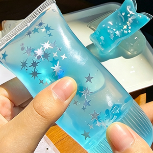 Balle anti-stress souple en forme de dentifrice Vaseline de 11,5 cm, jouet à presser sans rebond, jouet de relaxation DIY - Product Image 2