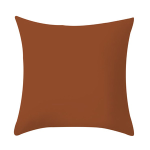 Sáng bóng cam Cushion Cover 18x18 inch hình học couch trang trí sọc in <span class=keywords><strong>Polyester</strong></span> gối trường hợp - Product Image 5