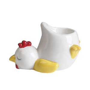 Vente en gros de porte-œufs en céramique en forme de poulet et de canard, plateau à œufs personnalisé pour le petit-déjeuner, accessoires pour œufs - Product Image 5