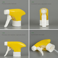 Pulvérisateur à gâchette tout plastique 1,2 cc 28 mm en PP avec ressort en plastique couleur personnalisée pour résistance chimique