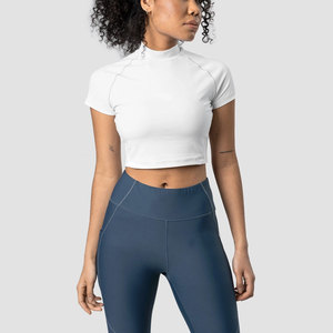 Professional New Trendy Design Women <b>Crop</b> <b>Tops</b> in High Quality Material Custom Logo Plain Breathable Design Women <b>Crop</b> <b>Tops</b> - Product Image 1