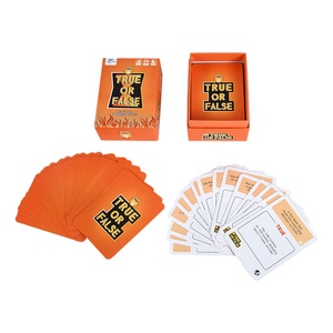OEM Factory Custom Flash Cards Printing Customized Adult <strong>Question</strong> Card Game Family Card Game with Box - Product Image 1