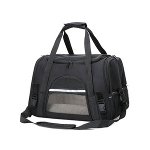 Bolsa de transporte plegable y portátil para mascotas, duradera, expandible, aprobada por aerolíneas, para gatos, perros y otros animales, ideal para viajes. - Product Image 4