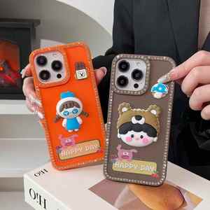 Nuova tendenza carino diamante 3D cartone animato Anime TPU custodia per <span class=keywords><strong>Apple</strong></span> per iPhone 7 8 Plus XR <span class=keywords><strong>11</strong></span> 16 17 Pro <span class=keywords><strong>Cover</strong></span> Max per ragazze - Product Image 2