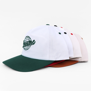 Cha Mũ bán buôn Bông 5 bảng thêu không có cấu trúc CHA mũ cổ điển Rửa bóng chày Mũ kép giai điệu CHA mũ - Product Image 5