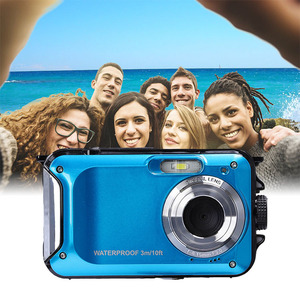 Nueva cámara digital de vídeo <span class=keywords><strong>4K</strong></span> recargable de 10 pies a prueba de agua con enfoque automático con luz LED incorporada para buceo en la playa - Product Image 2