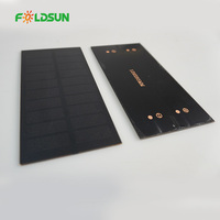 Panneau solaire PERC laminé PET de petite taille, sur mesure, avec une efficacité de 22,4 %, forme non standard pour l'électronique domestique intelligente