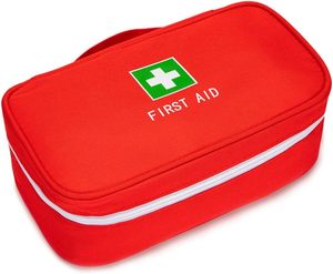 Sac de rangement pour médicaments, trousse de premiers secours portable, anti-poussière, poches en maille multicouches, sac d'urgence - Product Image 1