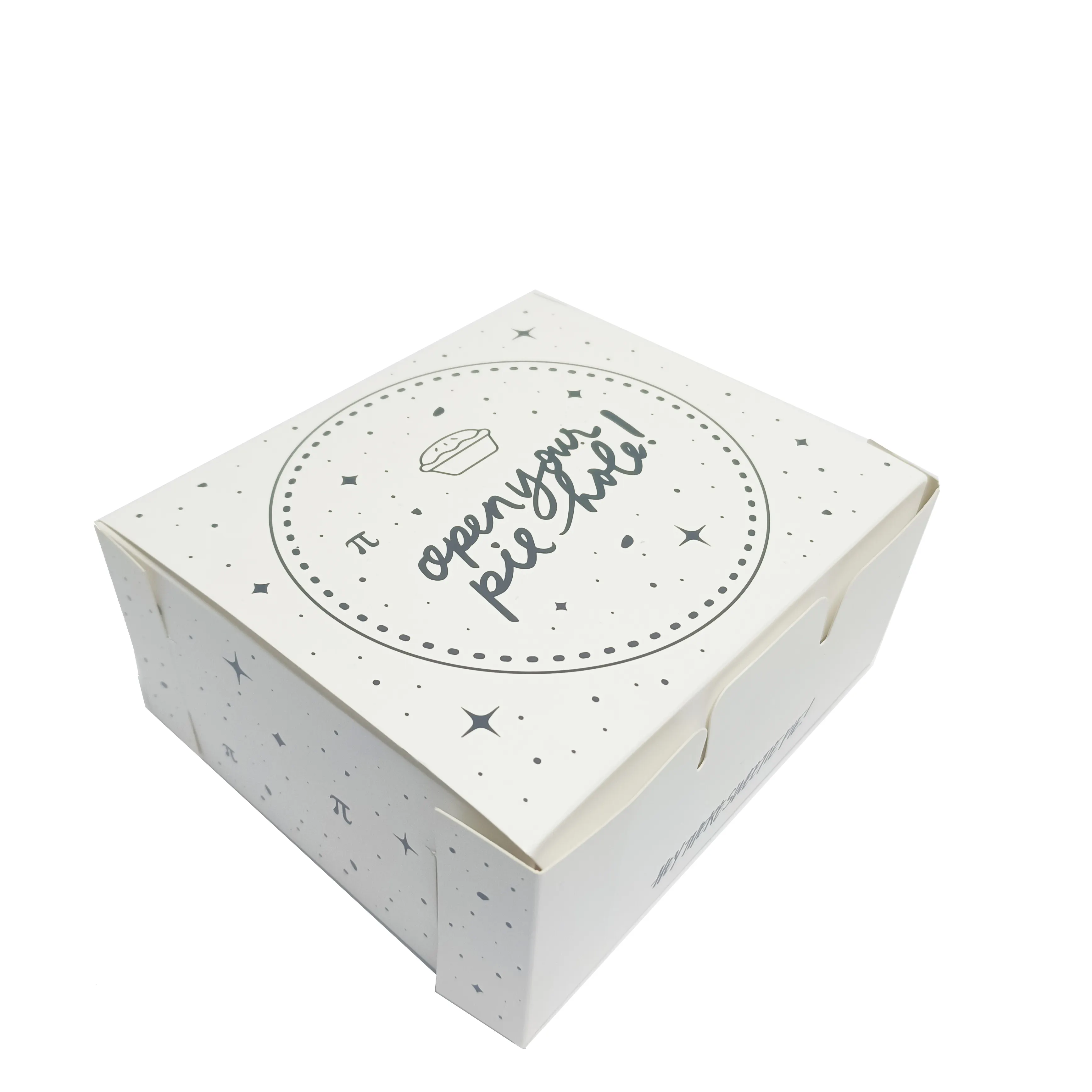 Lebensmittel qualität benutzer definierte Logo Bäckerei Verpackungs boxen Keksdose Verpackung für Gebäck süße Dessert Kuchen Cupcake