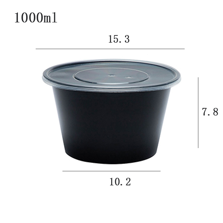 Biodegradable Disposable, Reusable Microwave Containers, Hot Soup Packaging, Meal Prep Noodle Bowl Lunch Box