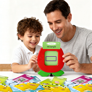 Kid an toàn appleshaped sớm học tập âm Thanh thẻ flash máy 112pcs tùy chỉnh in nói chuyện Đầu đọc thẻ cho trẻ mới biết đi - Product Image 4