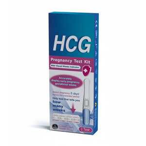 Prueba de <span class=keywords><strong>Embarazo</strong></span> HCG con <span class=keywords><strong>Indicador</strong></span> Visual de <span class=keywords><strong>Semanas</strong></span>, Alta Precisión, Detección Temprana, Prueba de Orina de un Solo Paso para Uso Doméstico, Resultado Rápido - Product Image 4