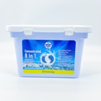 Dosettes détergentes jetables Active Enzyme 3 4 5 en 1 Fabricant de capsules de lessive pour l'élimination des taches d'huile contre les acariens