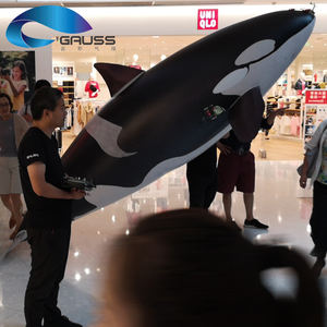 Ballons gonflables publicitaires télécommandés en forme de baleines tueuses volantes, personnalisables en usine, gonflables à l'hélium, de forme originale - Product Image 4