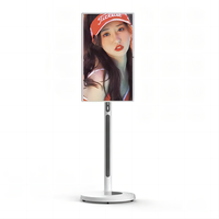 Televisor Portátil Android de 32 Pulgadas en Oferta, Pantalla Inteligente LCD Táctil Giratoria, Televisor Inteligente con WiFi y Batería
