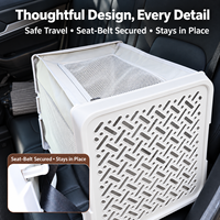 Cage de voyage pliable pour chien et chat, portable, respirante, imperméable, pour utilisation en voiture, en tissu Oxford résistant à l'usure