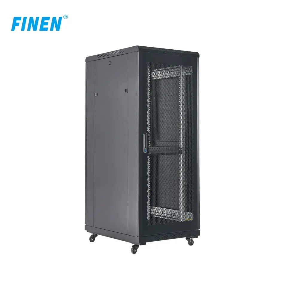 DVR Routers Switches Telcecom Network 600mm*800mm*27U Data Center Server Rack Network Cabinet