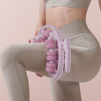 26 roues jambe masseur anneau de serrage jambe rouleau mollet Muscle Relaxation jambe beauté dispositif