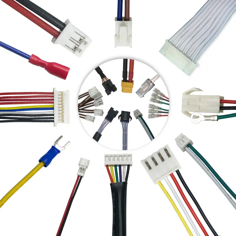 High quality XH 2p/3p/4p Housing Terminal wire PVC/silicone connector wire
