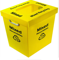 Boîte en plastique ondulé PP personnalisée, boîte pliable en PP, boîte en plastique pour soins personnels, conteneur pour le rangement
