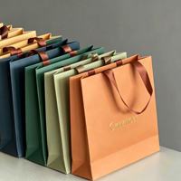 Sac fourre-tout de luxe en papier kraft blanc recyclable, personnalisé avec logo, capacité 6-9 kg, pour emballage de vêtements et chaussures, vente en gros usine